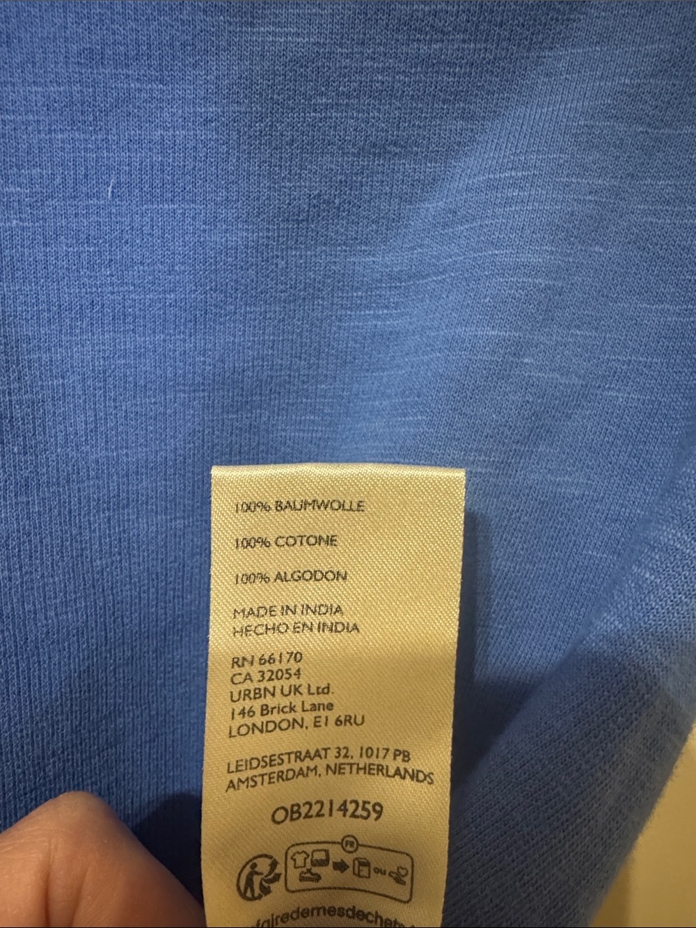 Maeve Ruffle Puff-Sleeve Tee | XSmall | Blue - Picture 8 of 9